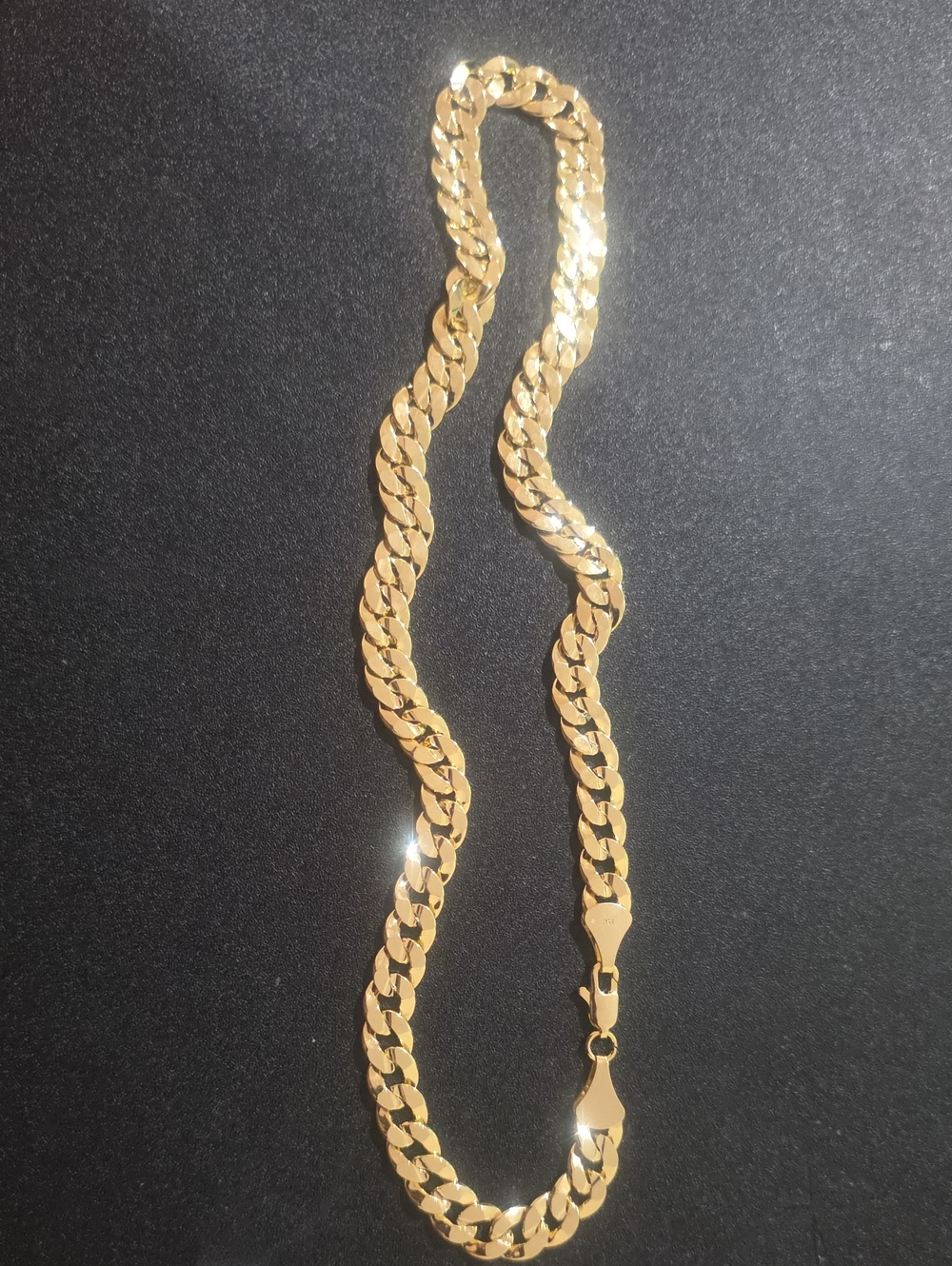 New 14K Gold Filled Cuban Link Necklace